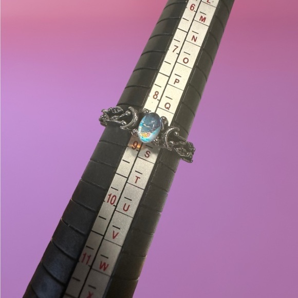 4:$25 - 
 Women’s opal and moon ring sz 7 & 9 - Picture 3 of 3